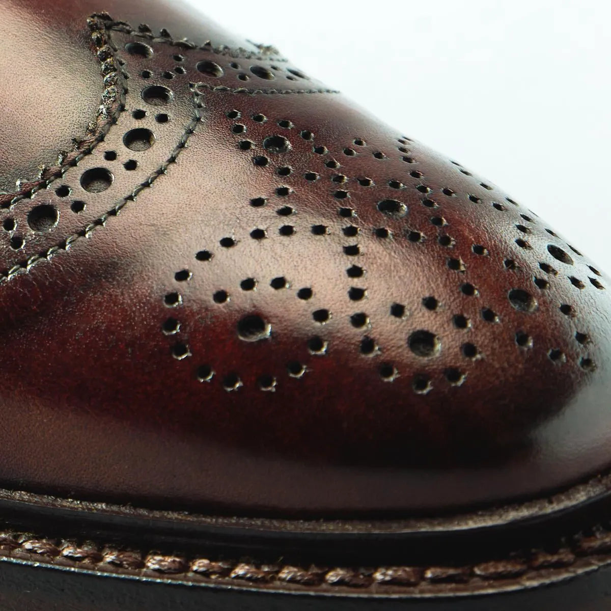 Mason Reserve Wingtip Derby Dress Shoe - Chili Leather