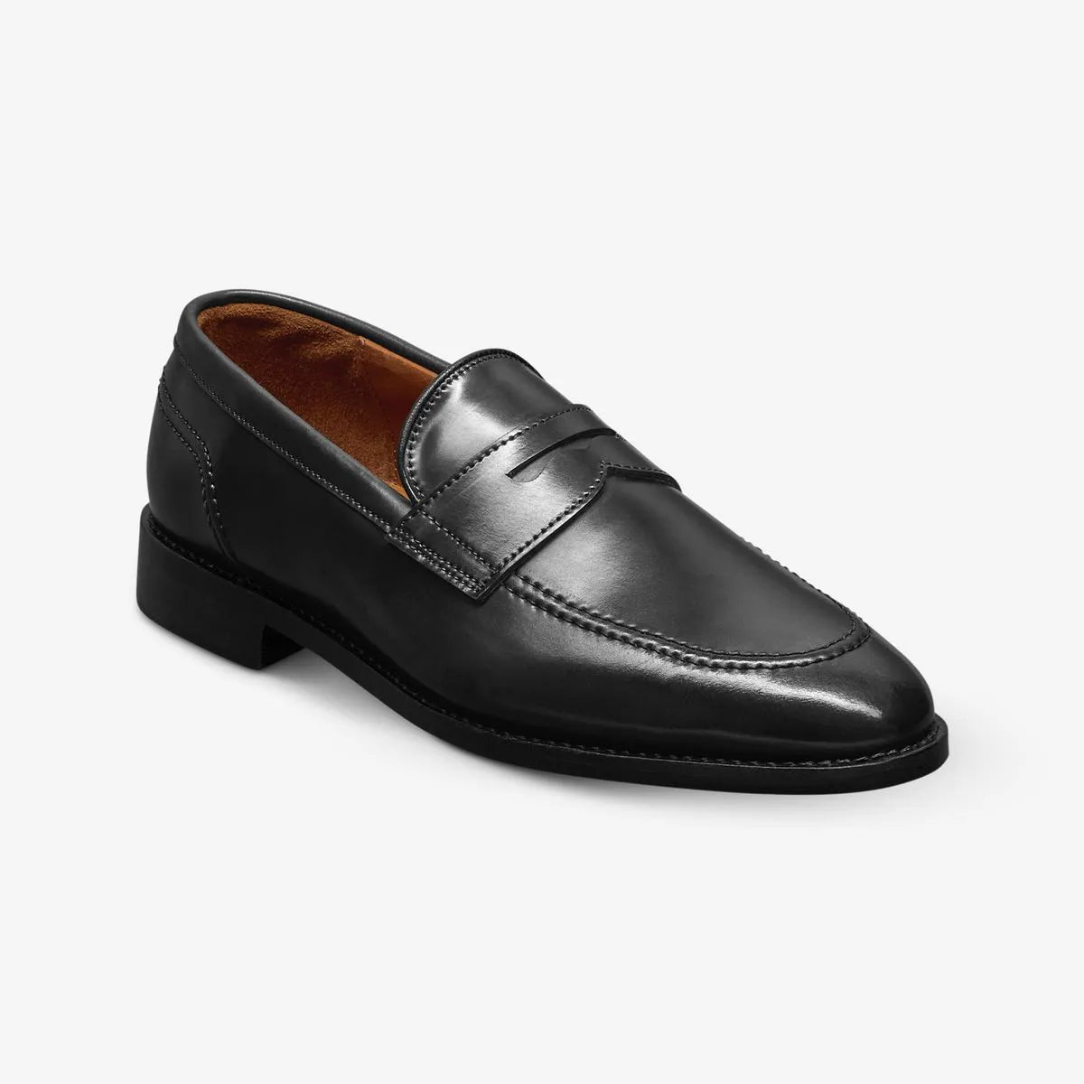 Randolph 2.0 Shell Cordovan Penny Loafer - Black Cordovan Leather
