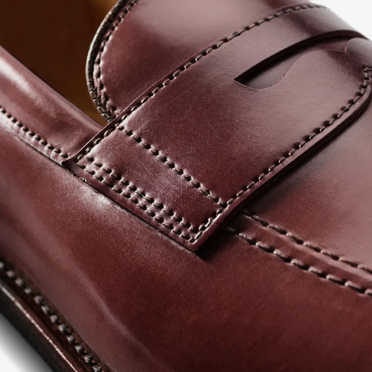Randolph 2.0 Shell Cordovan Penny Loafer - Chili Cordovan Leather