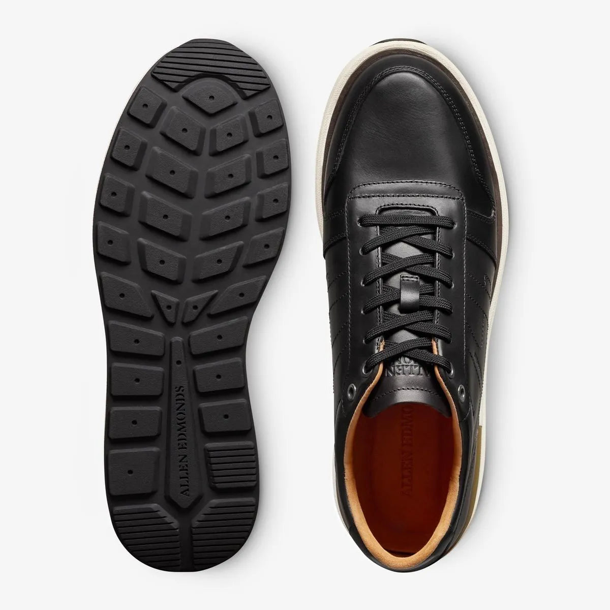 Elliot Lace-up Sneaker - Black Leather
