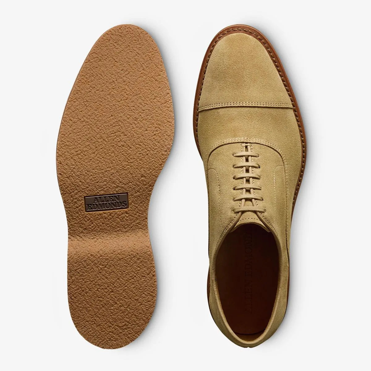 Park Avenue Verse Cap-toe Oxford Dress Shoe - Bone Suede