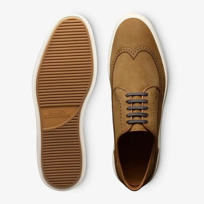 Winston Wingtip Sneaker - Camel Nubuck
