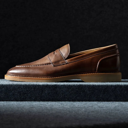 Randolph Verse Penny Loafer - Chili Leather