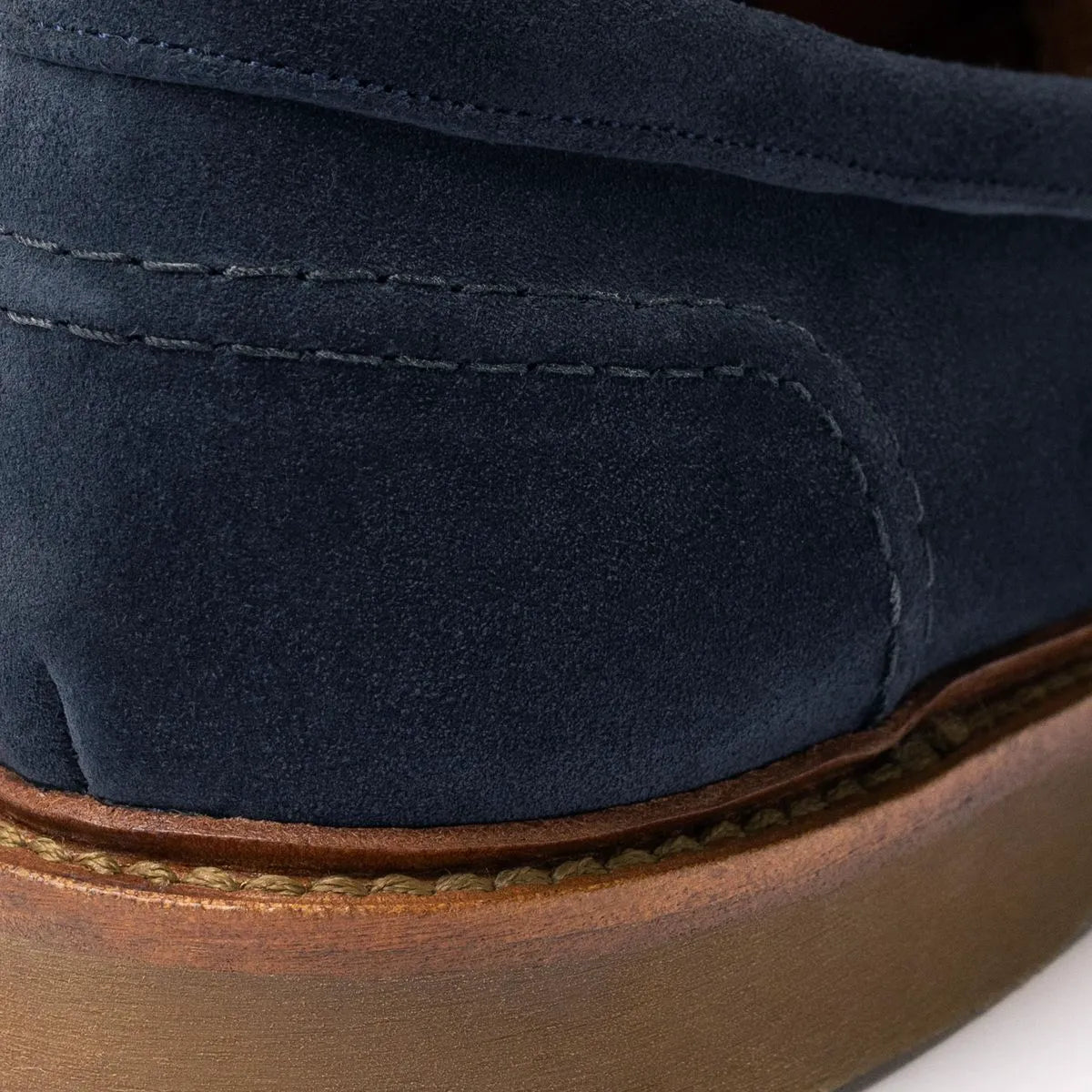 Randolph Verse Penny Loafer - Navy Suede