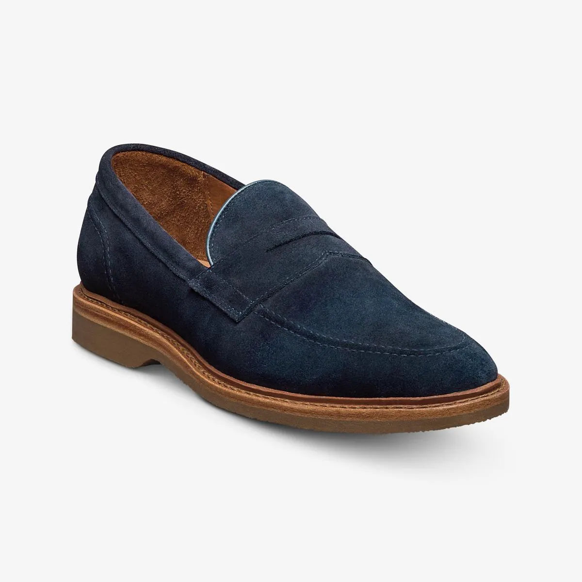 Randolph Verse Penny Loafer - Navy Suede