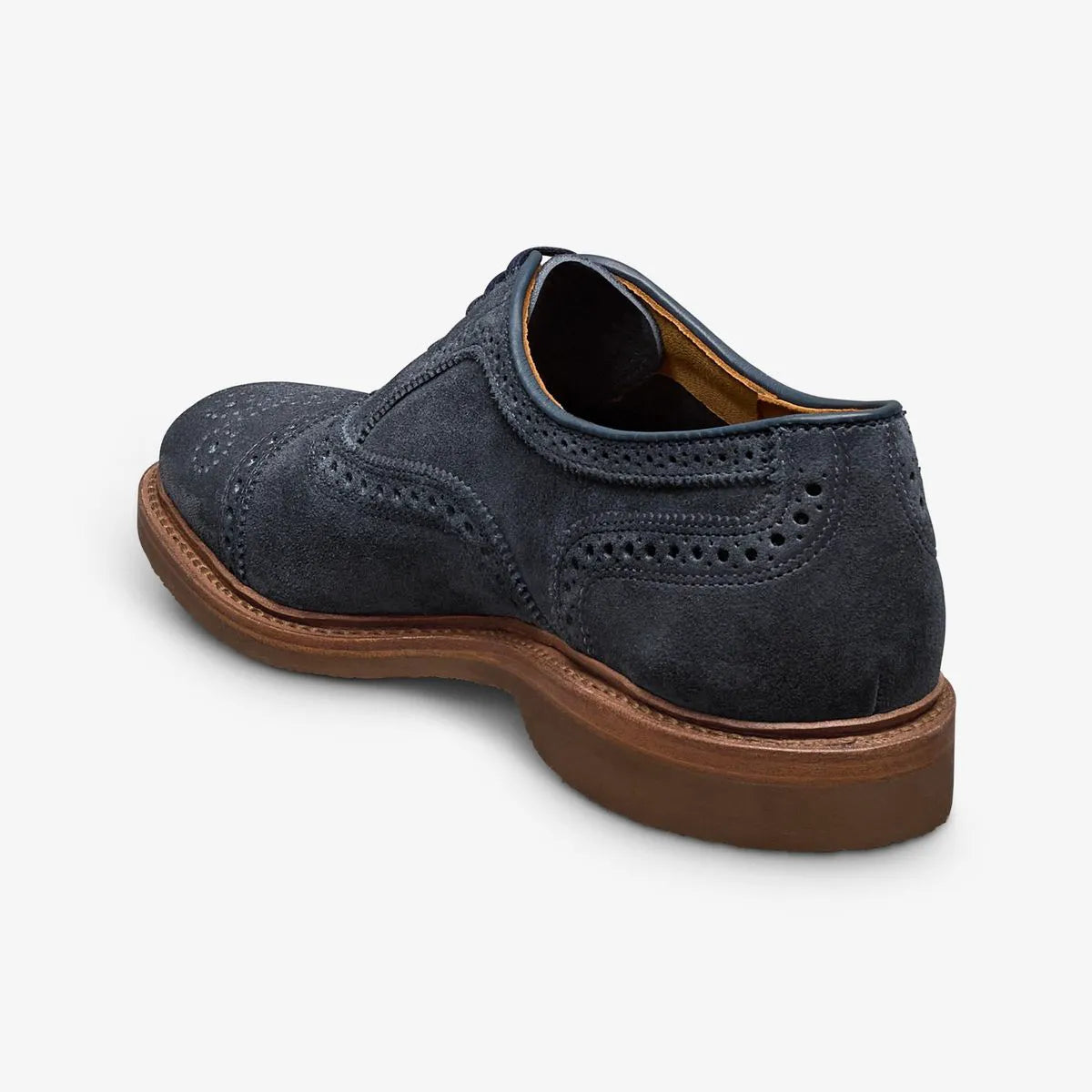 Strand Verse Cap-toe Oxford Dress Shoe - Navy Suede