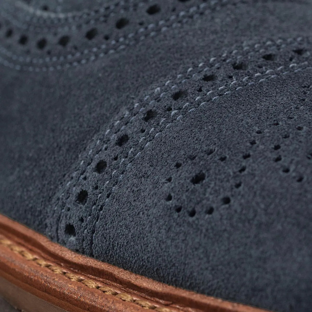 Strand Verse Cap-toe Oxford Dress Shoe - Navy Suede