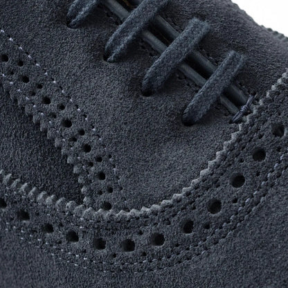 Strand Verse Cap-toe Oxford Dress Shoe - Navy Suede