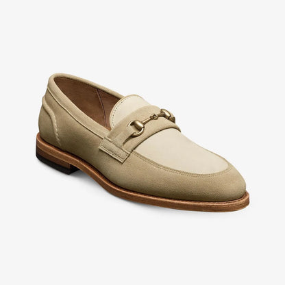 Randolph Bit Loafer - Bone Suede Mix