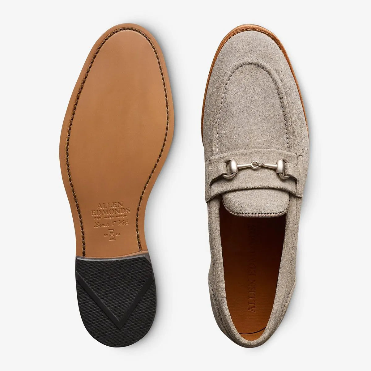 Randolph Bit Loafer - Pewter Suede