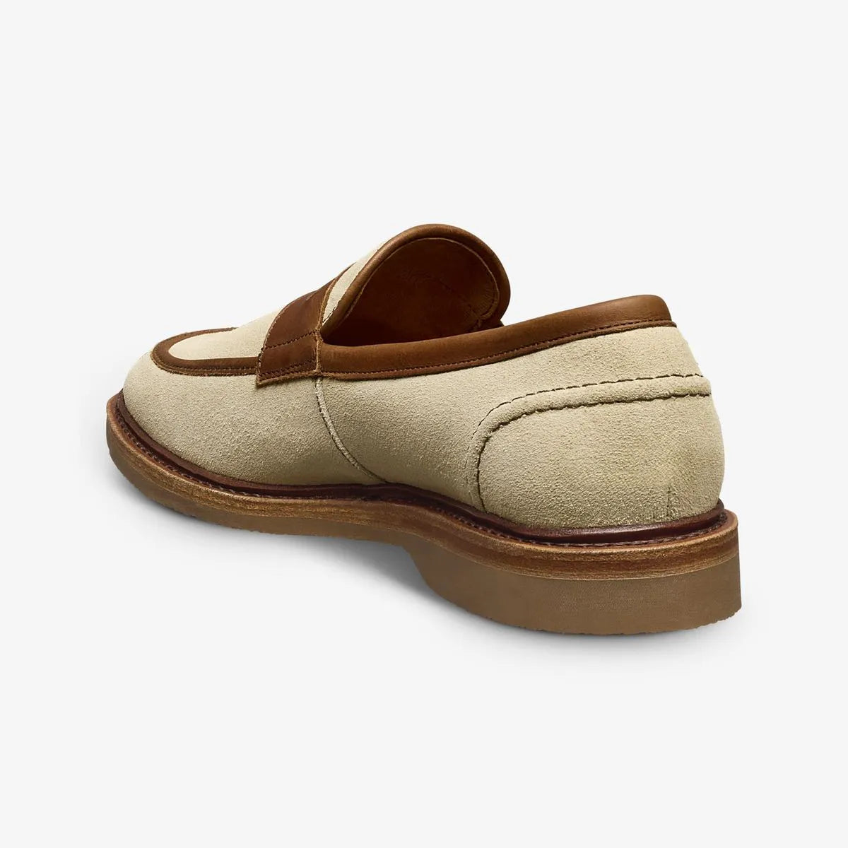 Randolph Verse Penny Loafer - Sand / Chili Suede & Leather Mix