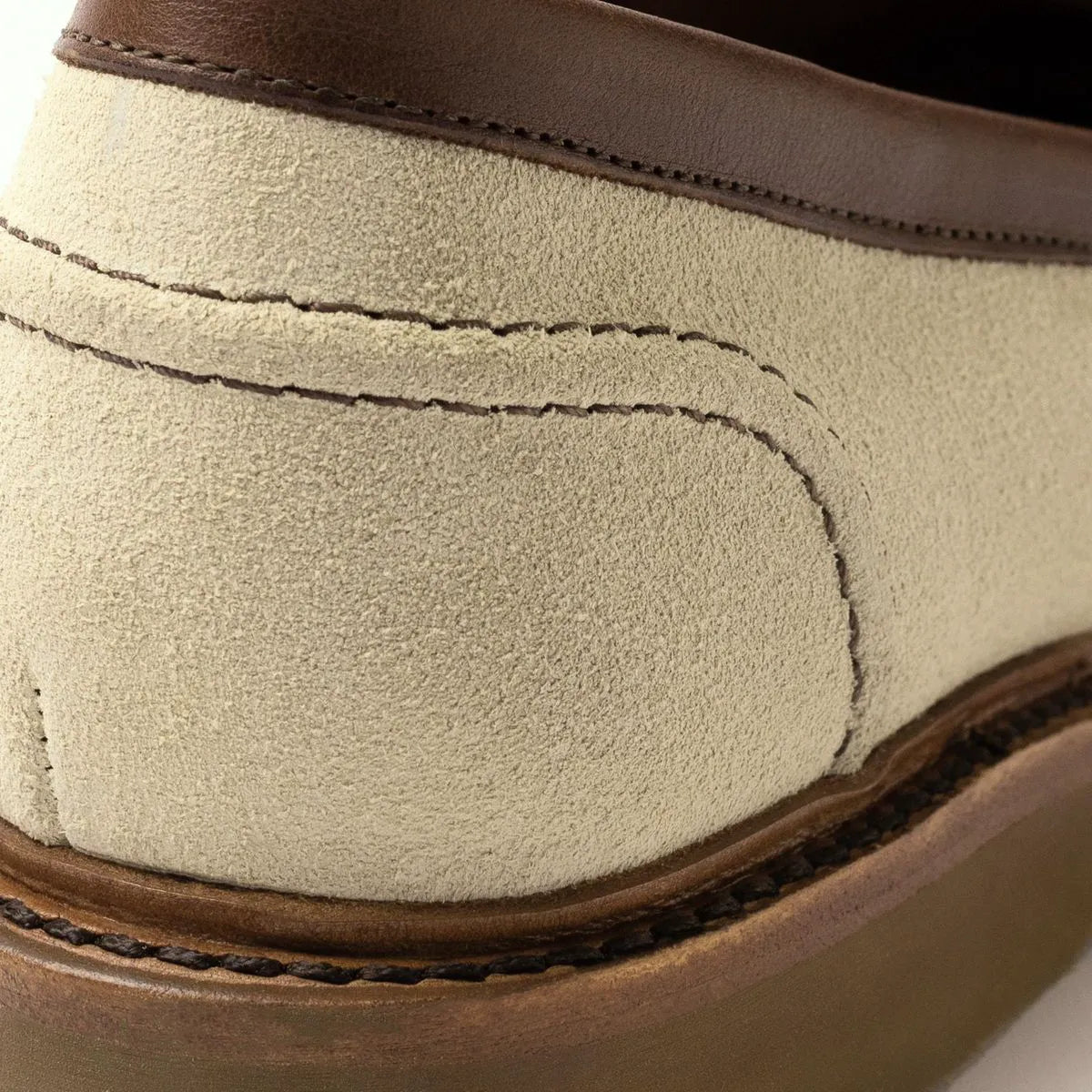 Randolph Verse Penny Loafer - Sand / Chili Suede & Leather Mix