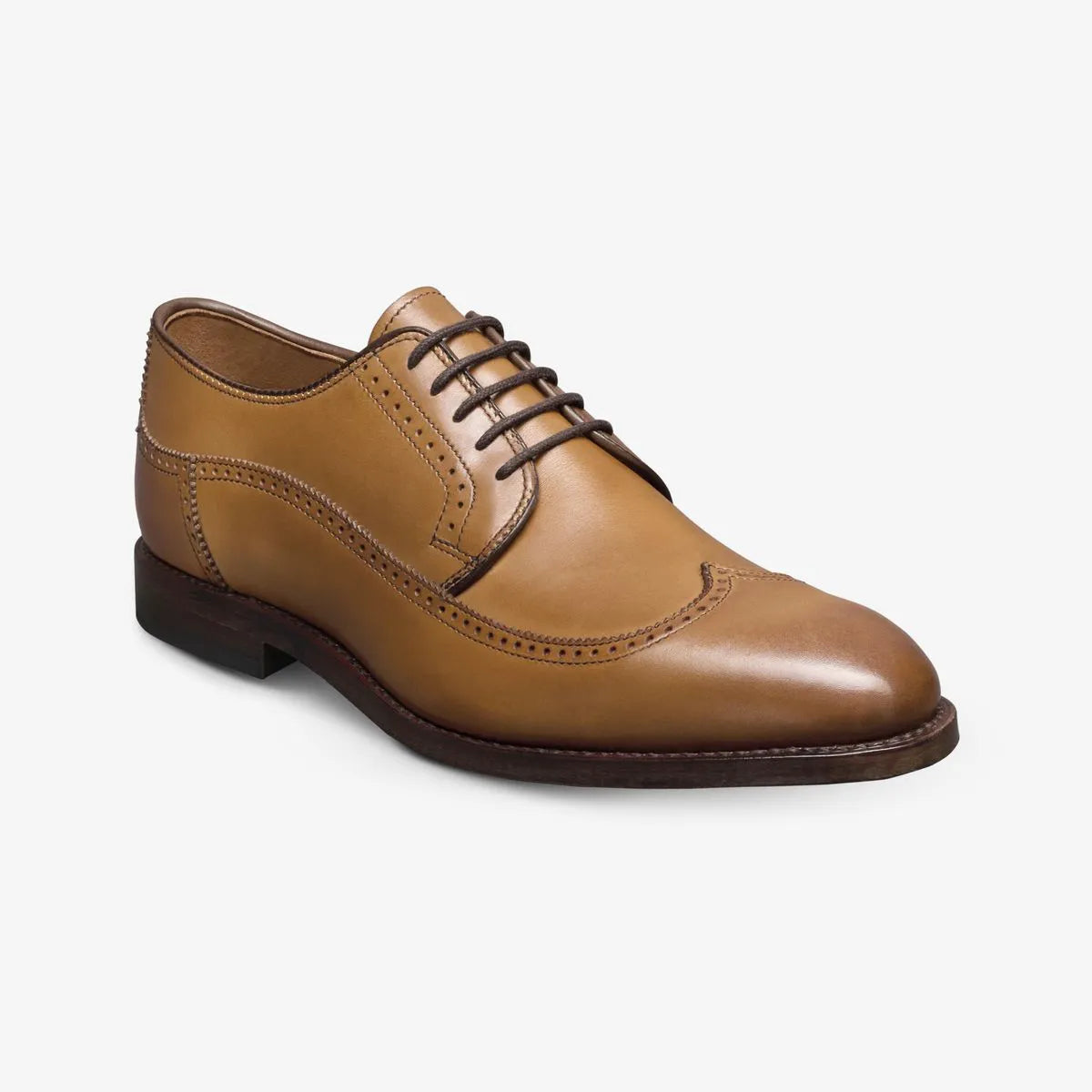 Winston Wingtip Dress Derby - Walnut Leather