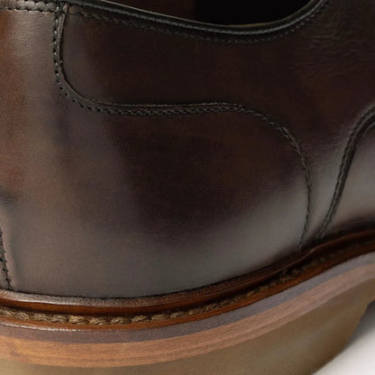 Walker Verse Plain-toe Derby Dress Shoe - Chili Leather