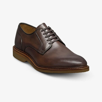 Walker Verse Plain-toe Derby Dress Shoe - Chili Leather