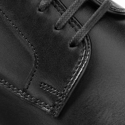 Walker Verse Plain-toe Derby Dress Shoe - Black Leather