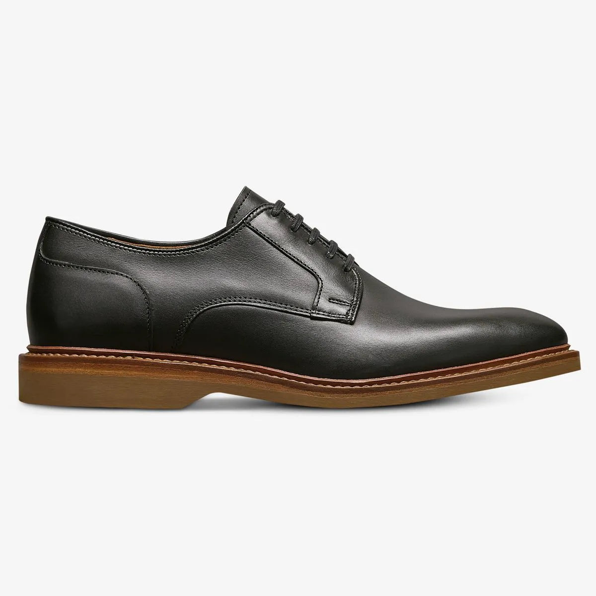 Walker Verse Plain-toe Derby Dress Shoe - Black Leather