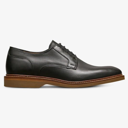 Walker Verse Plain-toe Derby Dress Shoe - Black Leather