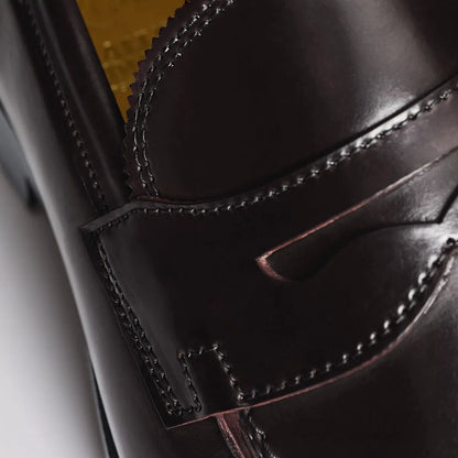 Miller Reserve Penny Loafer - Burgundy Cordovan Leather
