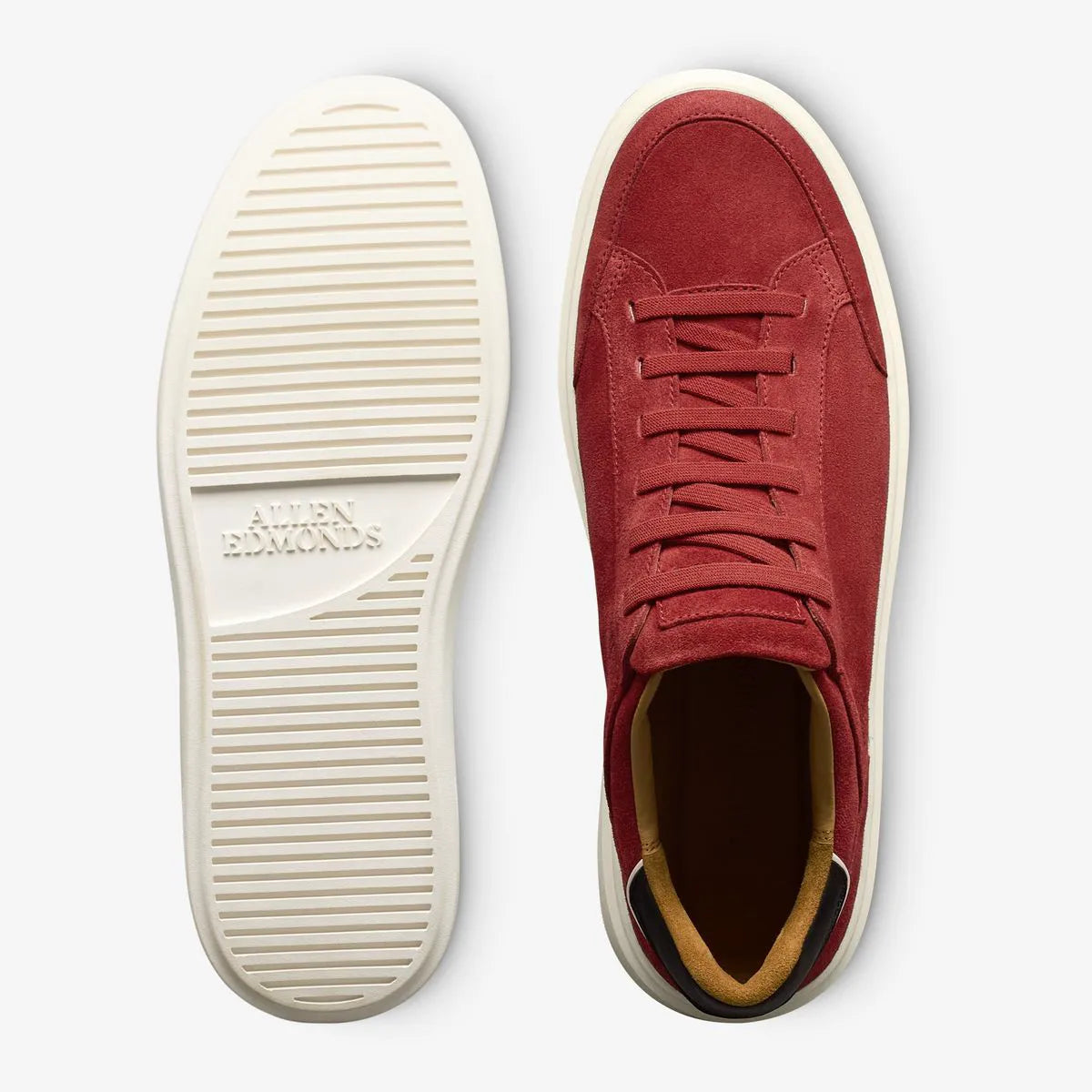 Oliver Slip-on Stretch-lace Sneaker - True Red Suede