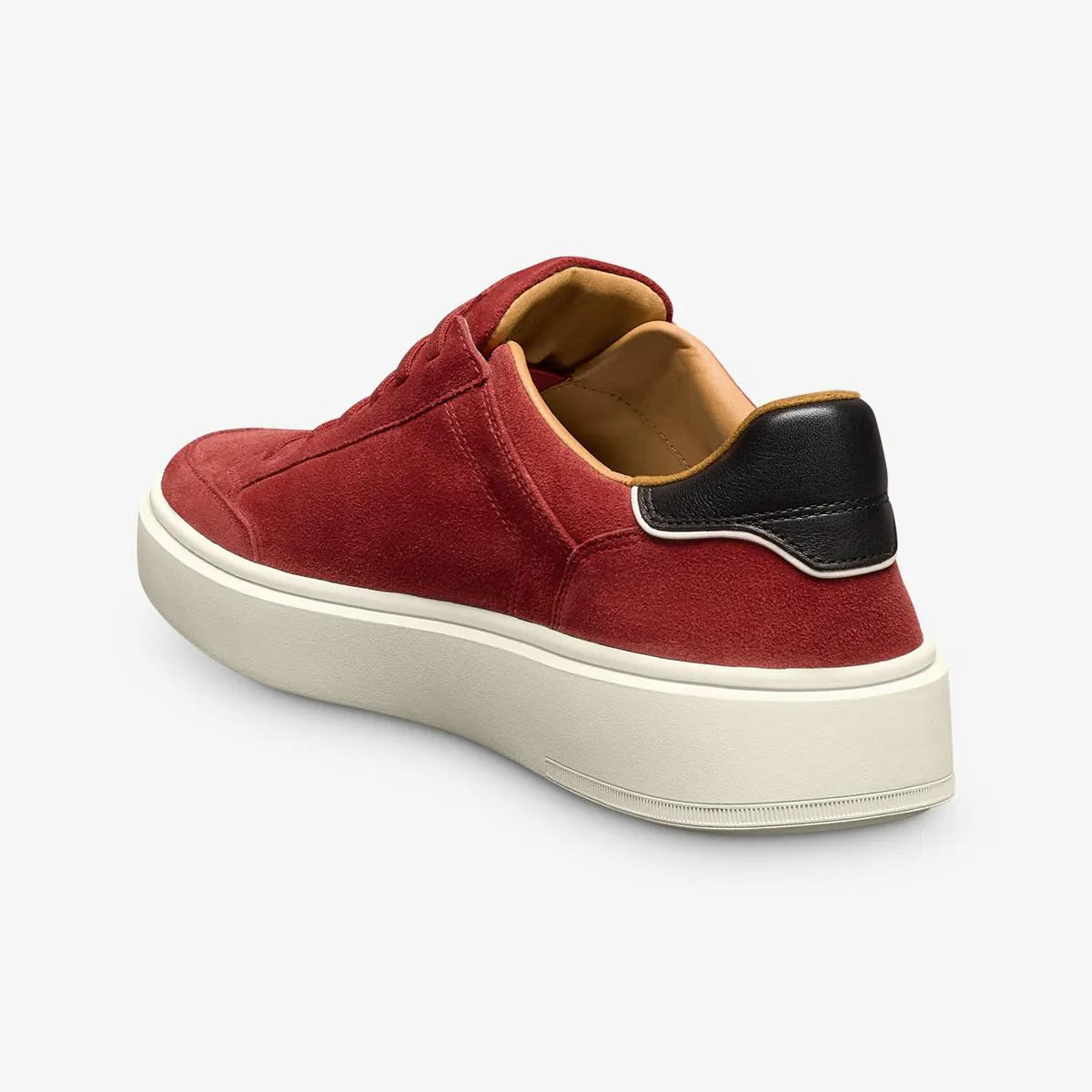Oliver Slip-on Stretch-lace Sneaker - True Red Suede