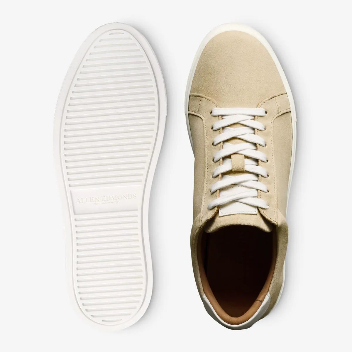 Courtside Lace-up Sneaker - Sand Suede