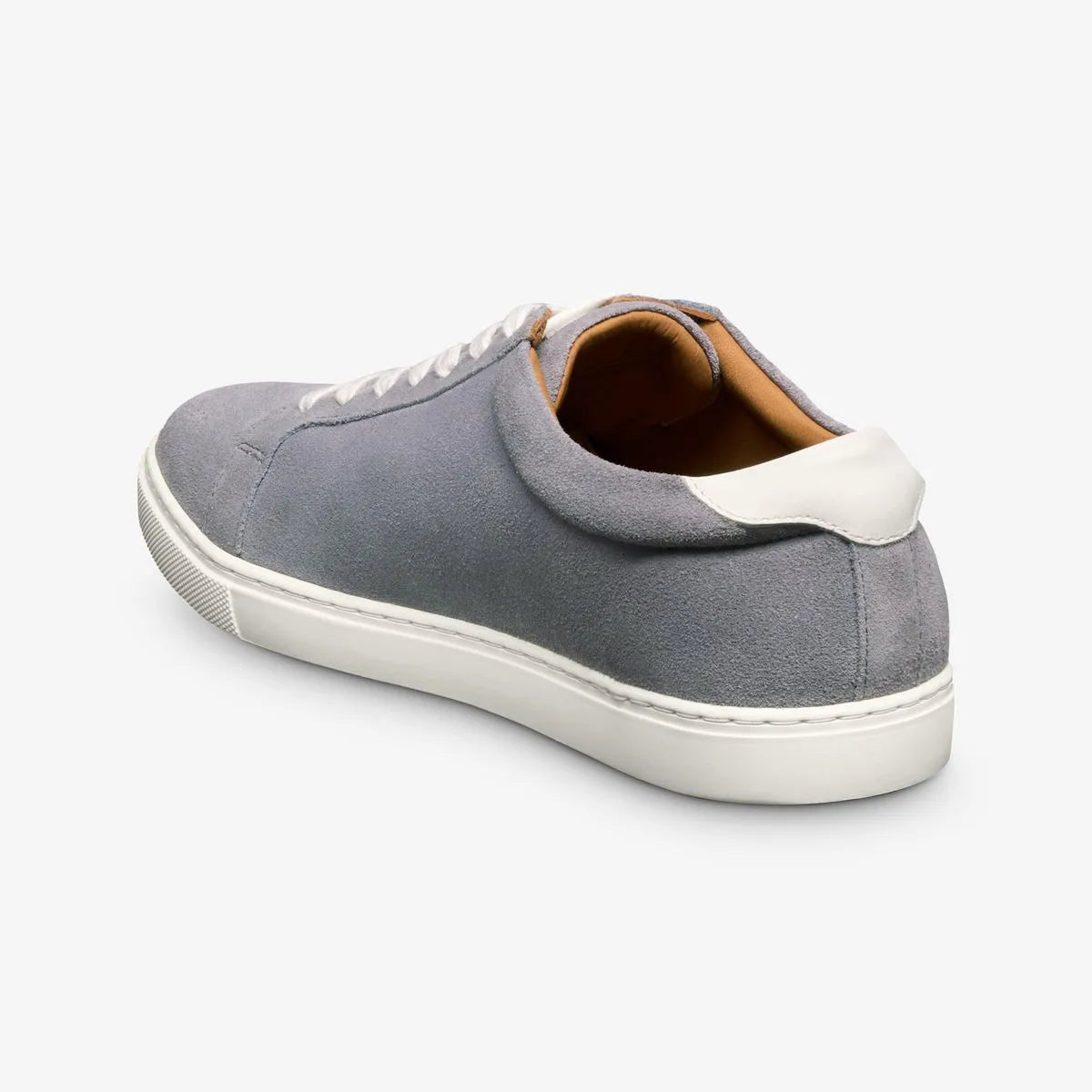 Courtside Lace-up Sneaker - Steel Blue Suede