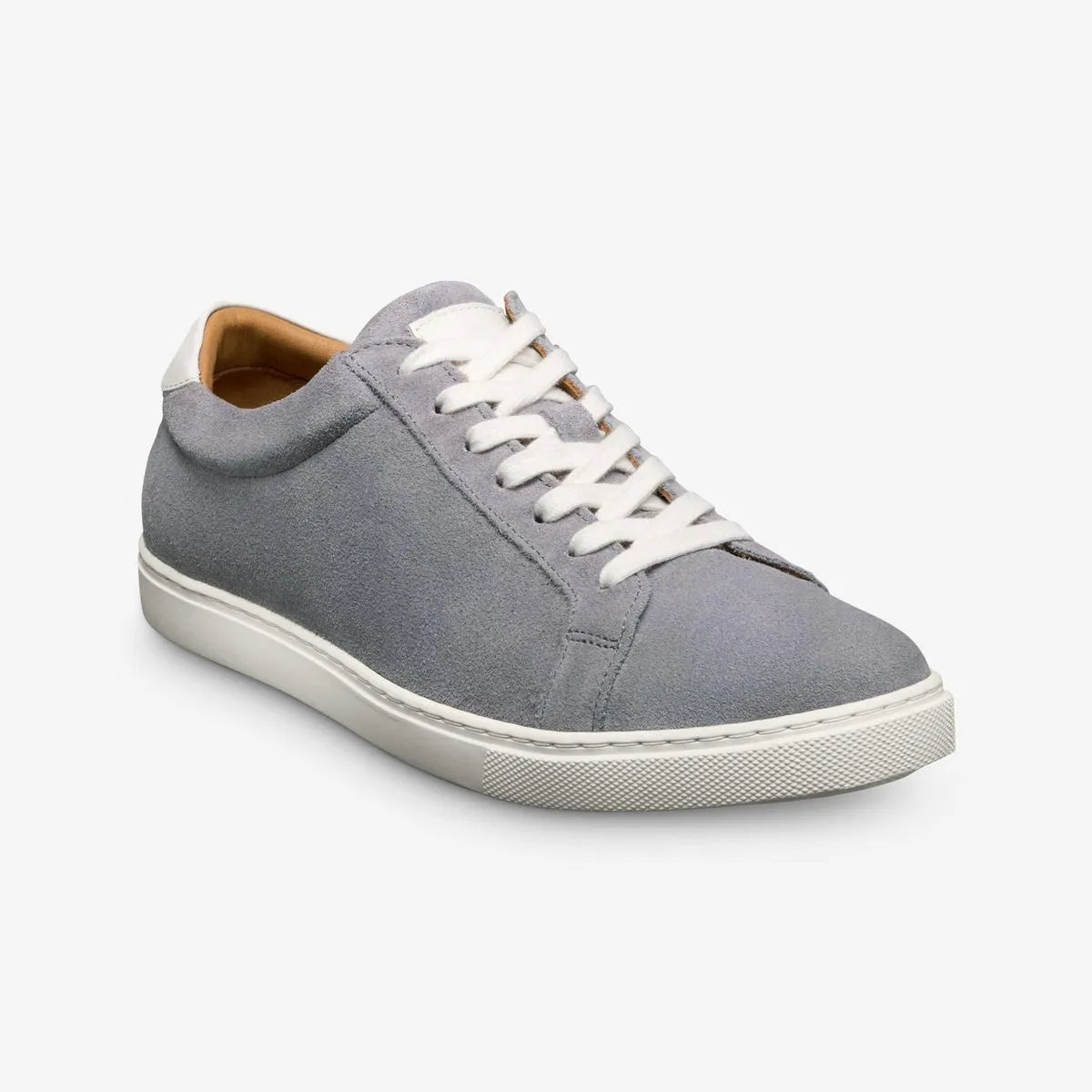 Courtside Lace-up Sneaker - Steel Blue Suede