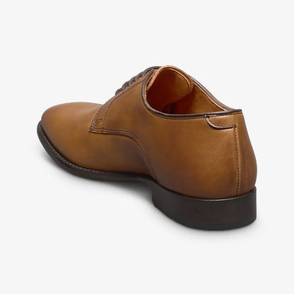 Smith Plain-toe Derby Dress Shoe - Walnut Leather