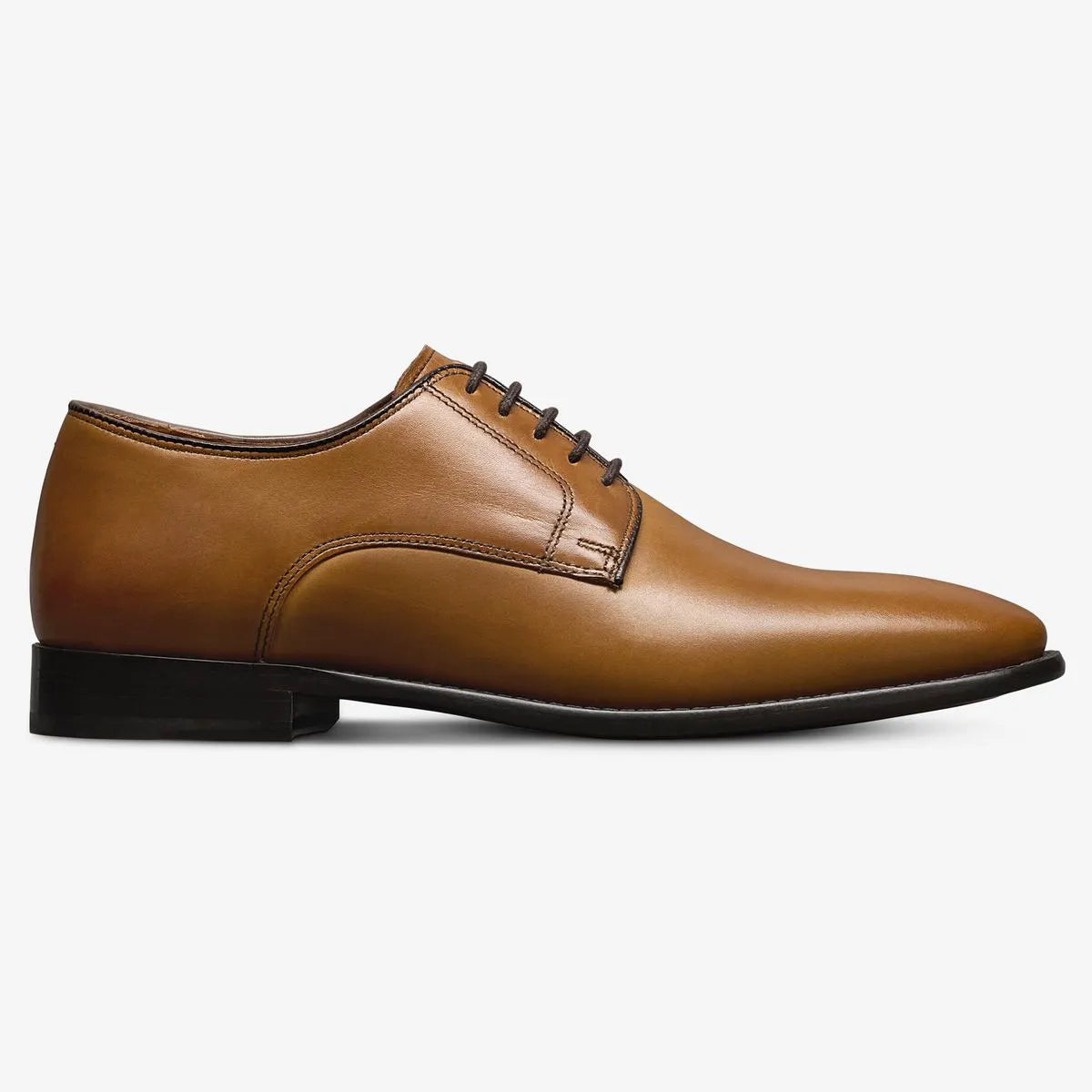 Smith Plain-toe Derby Dress Shoe - Walnut Leather
