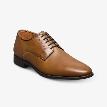 Smith Plain-toe Derby Dress Shoe - Walnut Leather