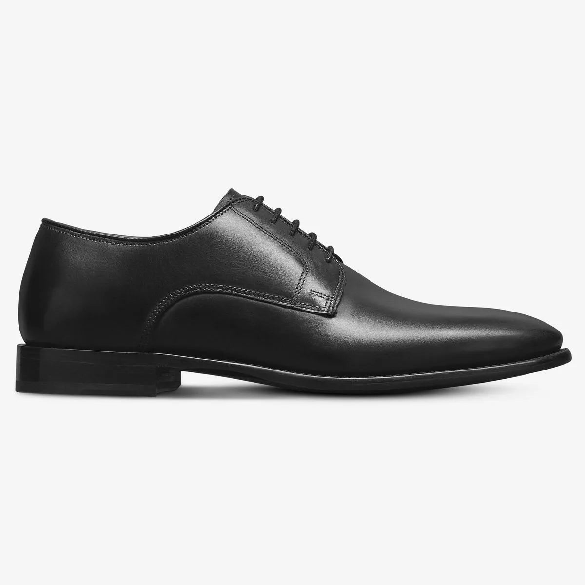 Smith Plain-toe Derby Dress Shoe - Black Leather
