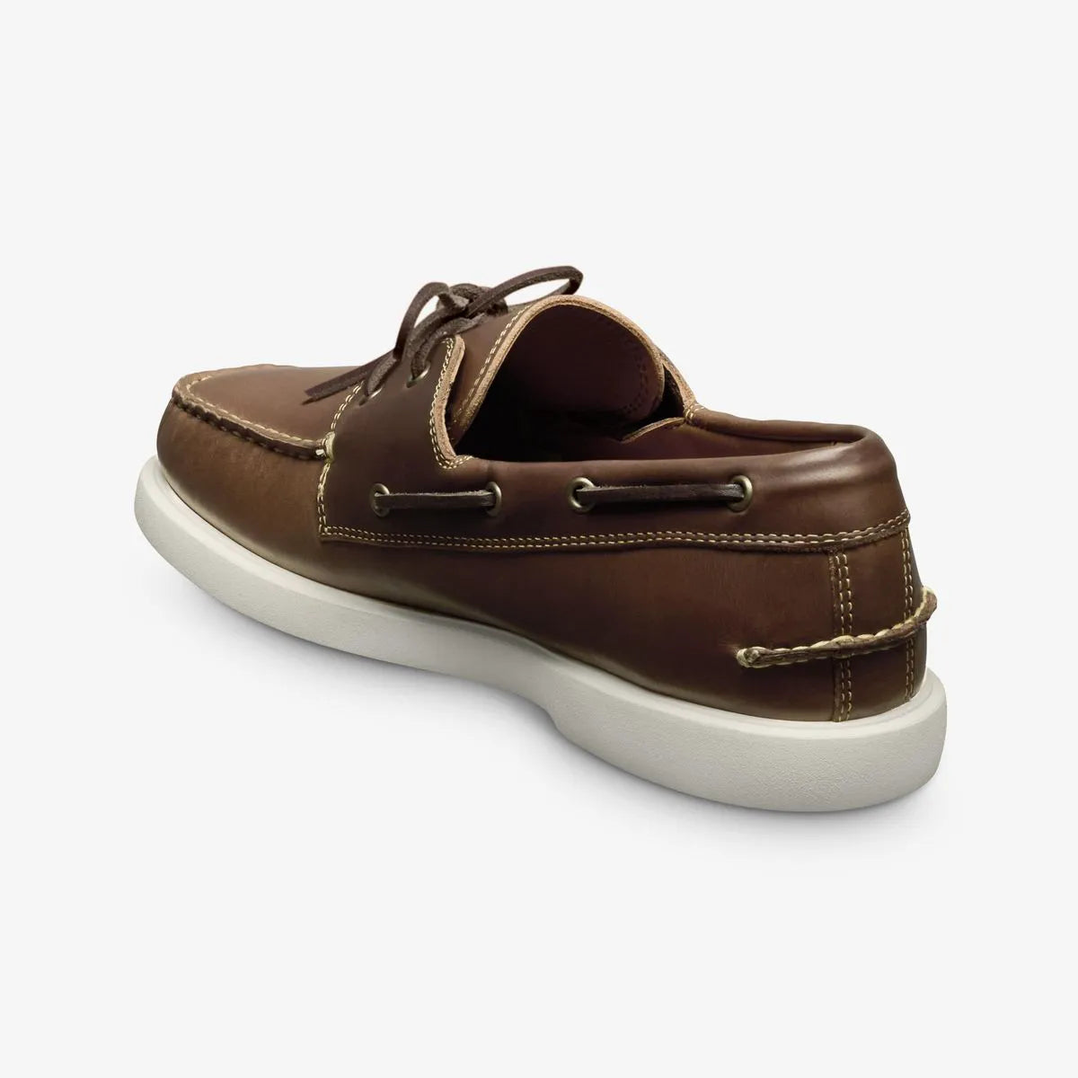 Panama Boat Shoe - Natural Brown Leather