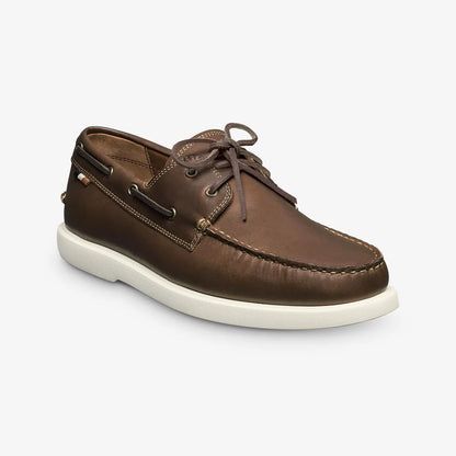 Panama Boat Shoe - Natural Brown Leather