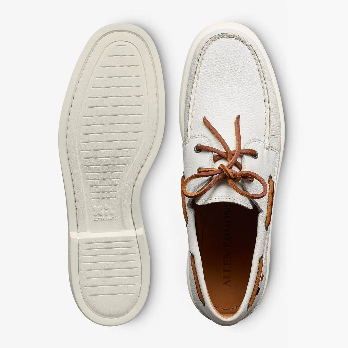 Panama Boat Shoe - White Leather