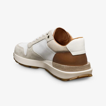 Lionel Lace-up Sneaker - White Suede