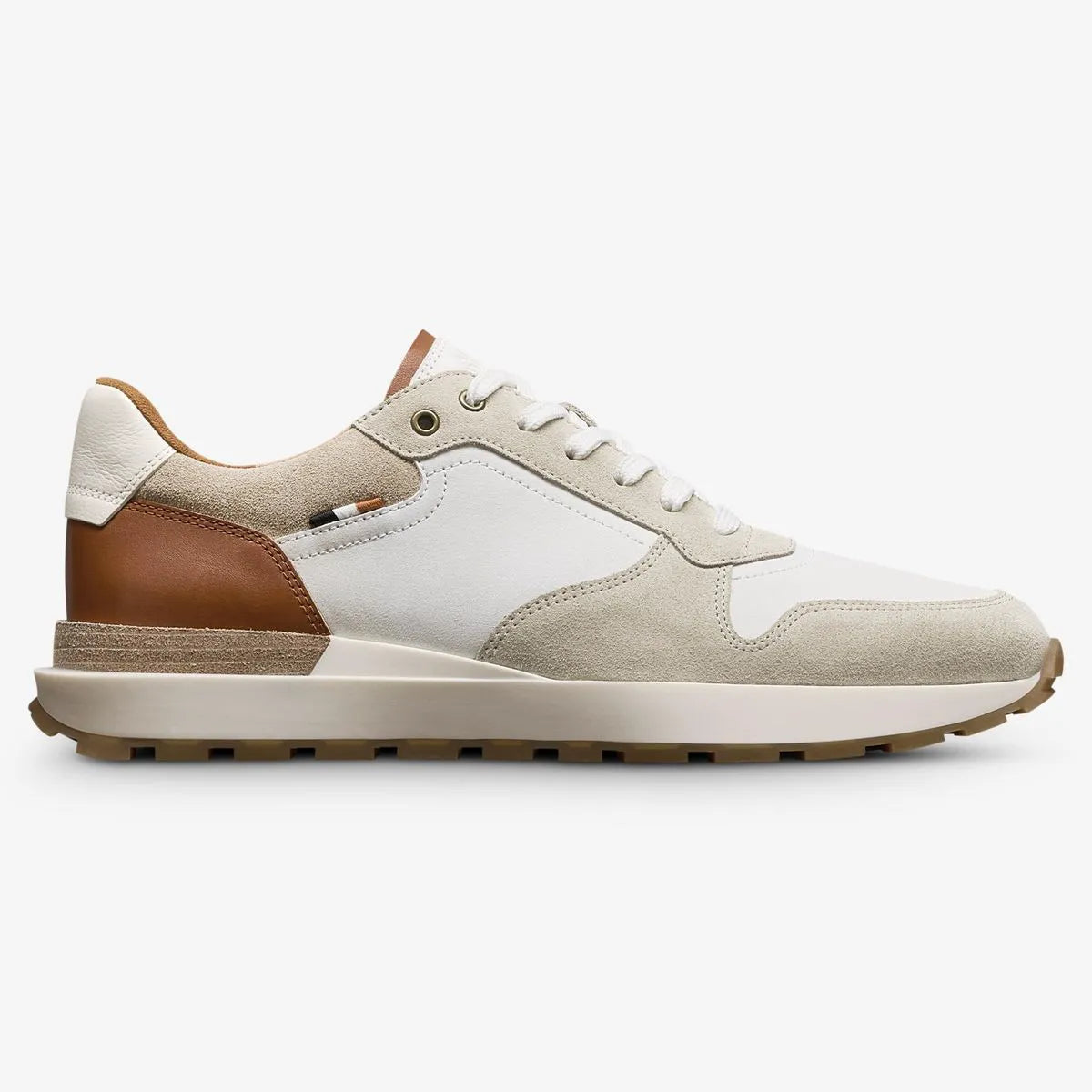Lionel Lace-up Sneaker - White Suede