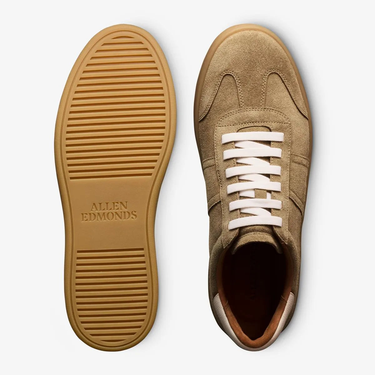 Ludlow Slip-on Stretch-lace Sneaker - Desert Tan Suede