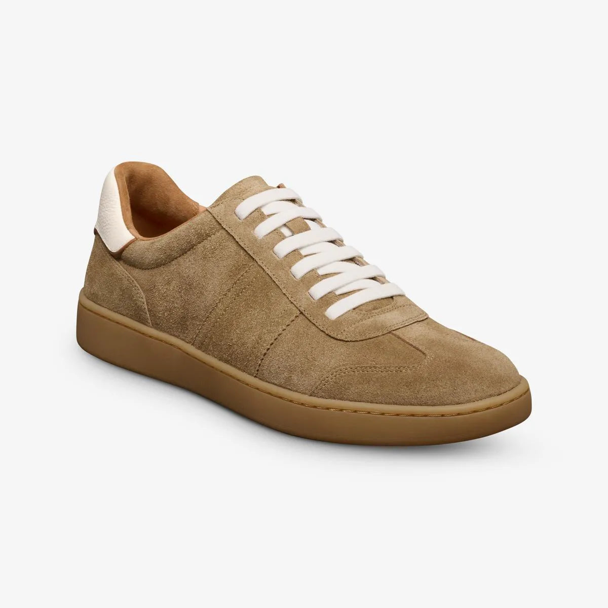 Ludlow Slip-on Stretch-lace Sneaker - Desert Tan Suede
