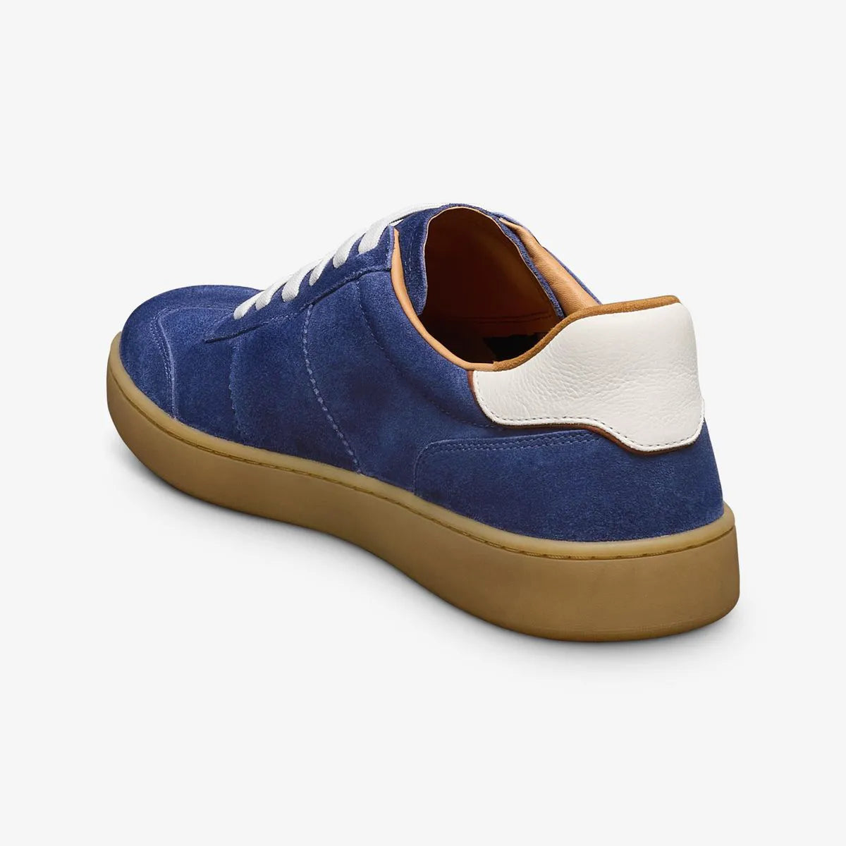 Ludlow Slip-on Stretch-lace Sneaker - Indigo Suede