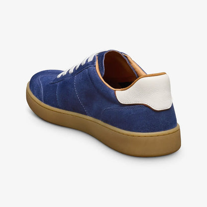 Ludlow Slip-on Stretch-lace Sneaker - Indigo Suede