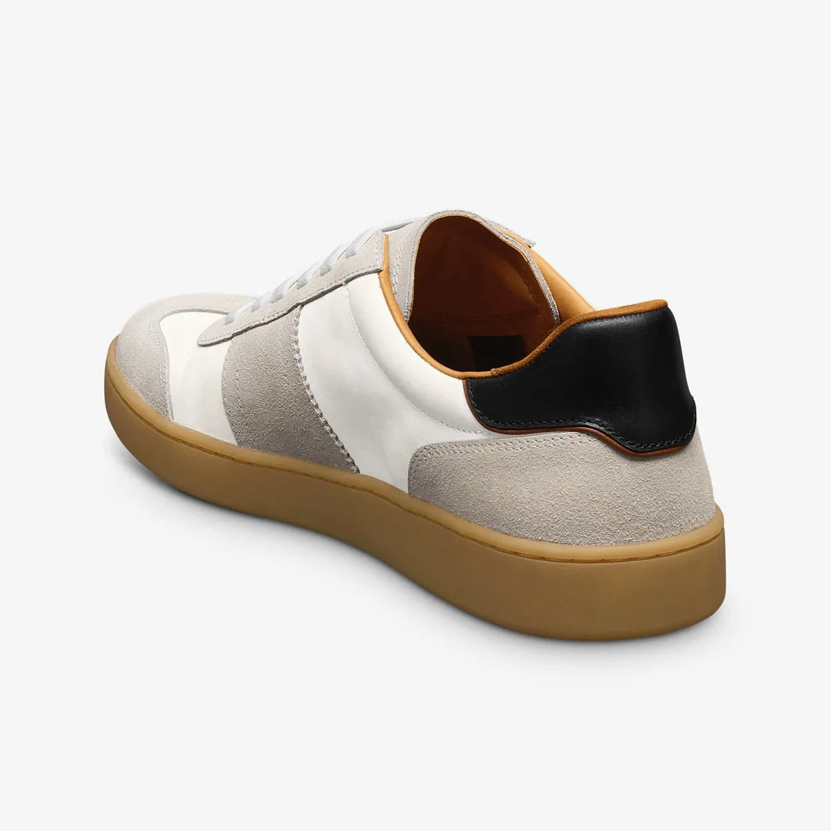 Ludlow Slip-on Stretch-lace Sneaker - Dove Grey Suede