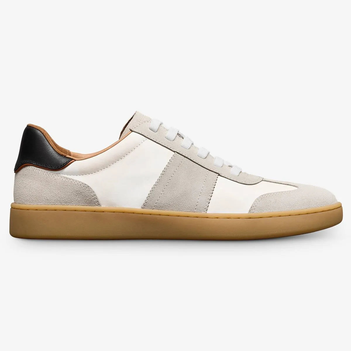 Ludlow Slip-on Stretch-lace Sneaker - Dove Grey Suede