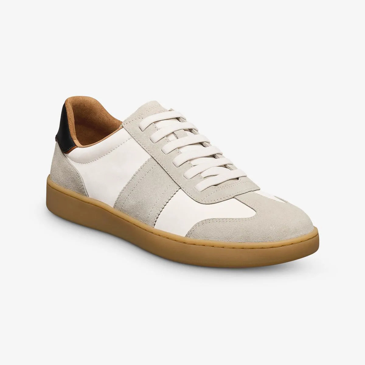 Ludlow Slip-on Stretch-lace Sneaker - Dove Grey Suede