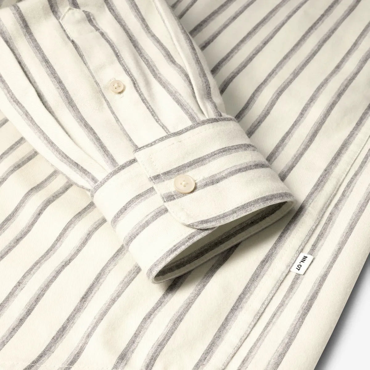 NN07 Colby Striped Shirt - White