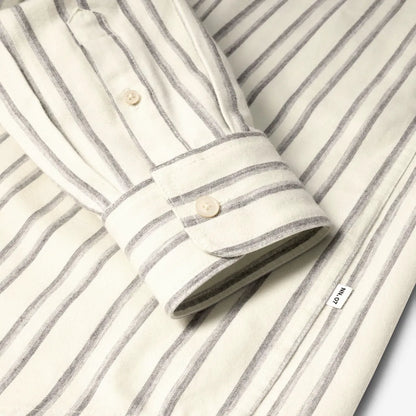 NN07 Colby Striped Shirt - White