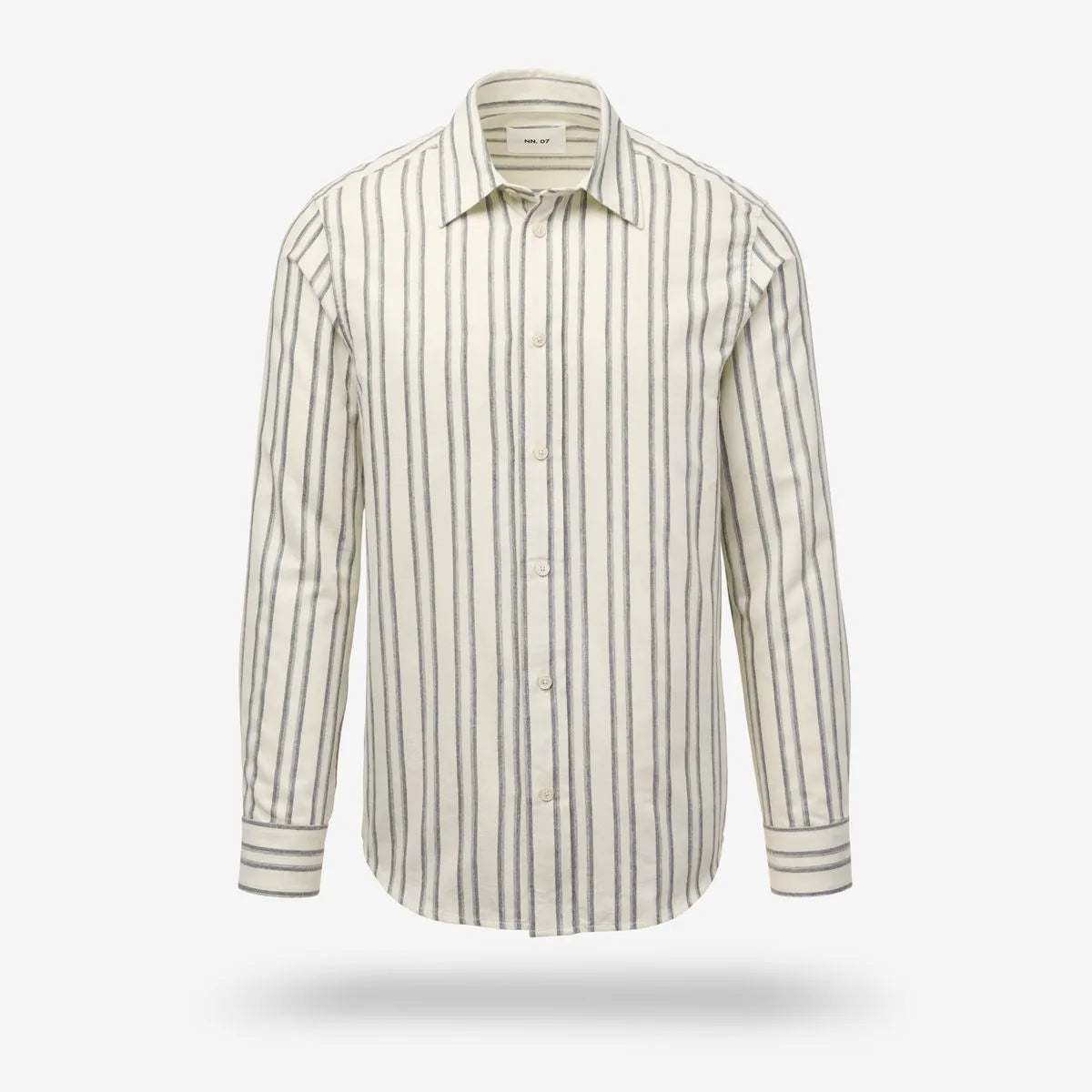 NN07 Colby Striped Shirt - White