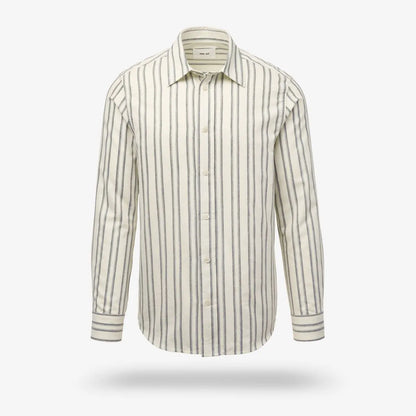 NN07 Colby Striped Shirt - White