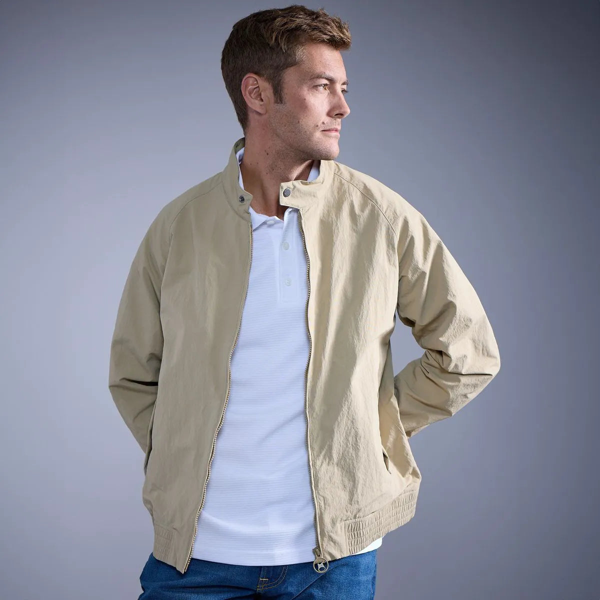 Barbour Royston Showerproof Jacket - Tan