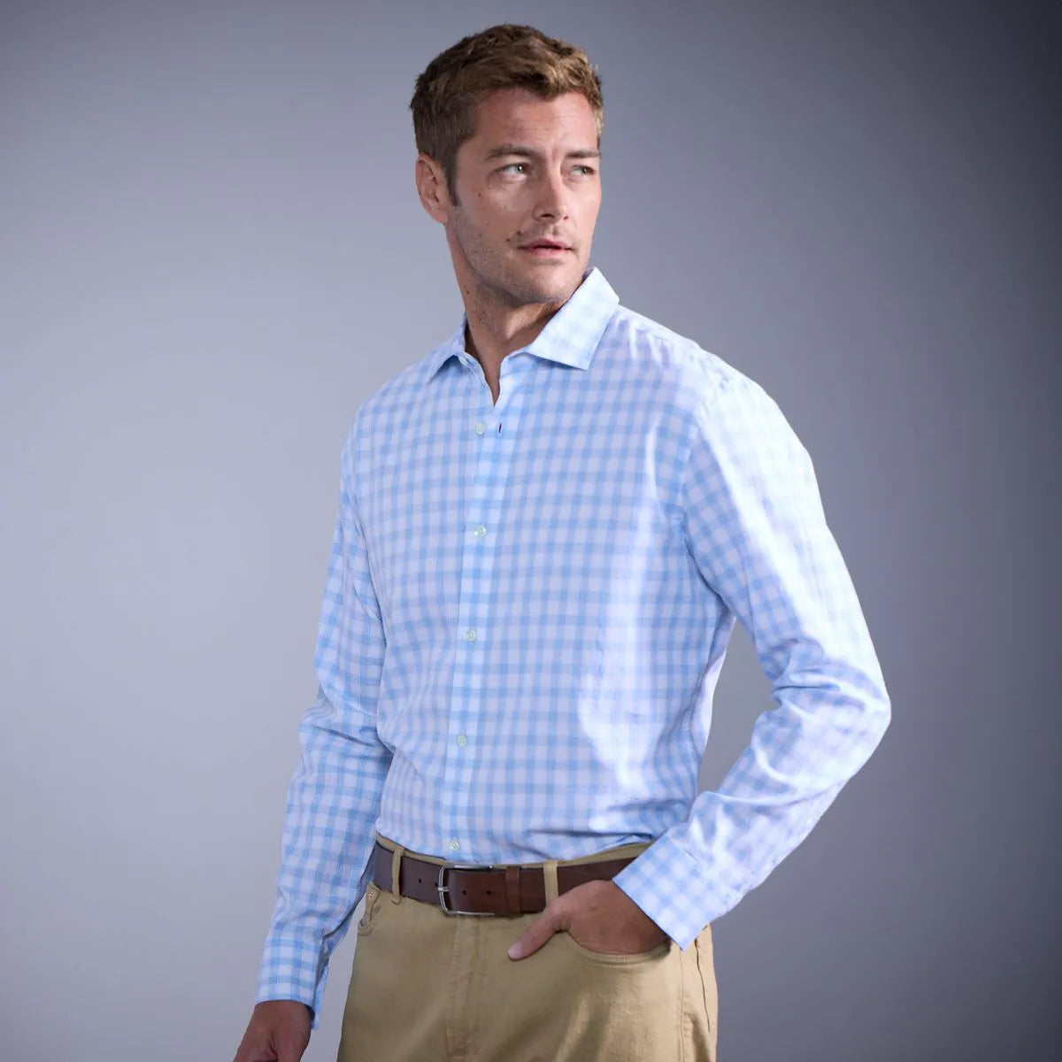 Billy Reid Hutcheson Shirt - Blue